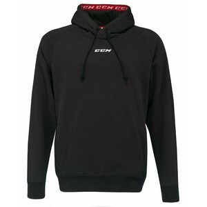 CCM Team Fleece Pullover Hoodie Black L imagine