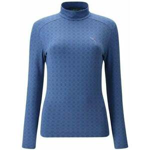 Chervo Tribal Turtleneck Blue Jacquard 34 Hanorac imagine