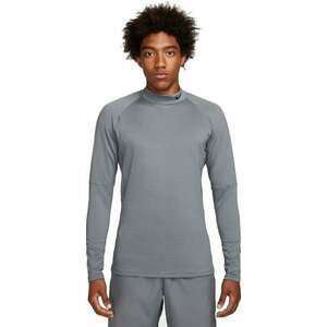 Nike Dri-Fit Warm Long-Sleeve Mock Smoke Grey/Black S Îmbrăcăminte Termică imagine