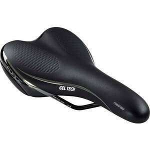 Force Comfort Gel Tech Saddle Black 160 mm Oțel inoxidabil Șa bicicletă imagine