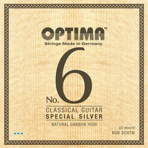 Optima NO6.SCHTW No.6 Special Silver High Carbon Wound G3 Corzi de nylon imagine