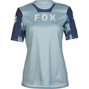 FOX Womens Defend Taunt Short Sleeve Tricou Gunmetal S imagine