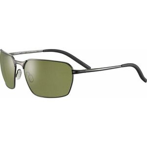 Serengeti Shelton Shiny Dark Gunmetal/Mineral Polarized 555nm Ochelari de stil de viață imagine