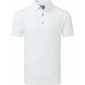 Footjoy Raker Print Lisle White XL Tricou polo imagine