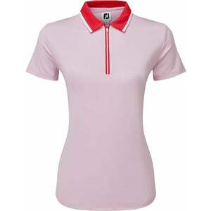 Footjoy Colour Block Lisle Pink/Red L Tricou polo imagine