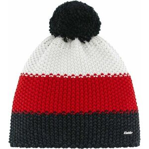 Eisbär Star Pompon Beanie Flecked Black/Red/White UNI Căciulă imagine