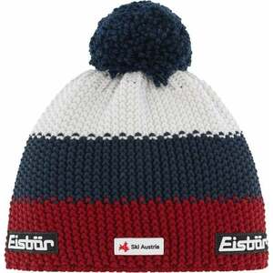 Eisbär Star Pompon SKA Beanie Burgundy/Dark Cobalt/White UNI Căciulă imagine