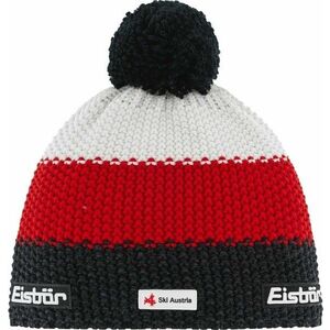 Eisbär Star Pompon SKA Beanie Flecked Black/Red/White UNI Căciulă imagine