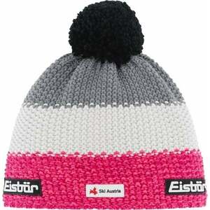 Eisbär Star Pompon SKA Beanie Flecked Pink/White/Grey UNI Căciulă imagine