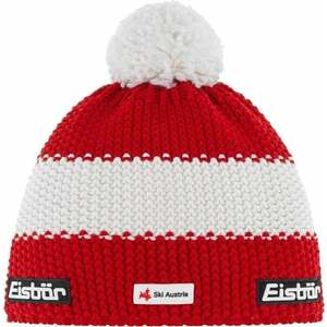 Eisbär Star Pompon SKA Beanie Red/White/Red UNI Căciulă imagine