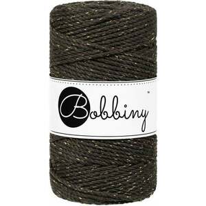 Bobbiny 3PLY Macrame Rope 3 mm 100 m Golden Espresso Șnur imagine