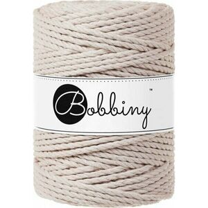 Bobbiny 3PLY Macrame Rope 5 mm 100 m Nude Șnur imagine