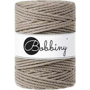 Bobbiny 3PLY Macrame Rope 5 mm 100 m Coffee Șnur imagine