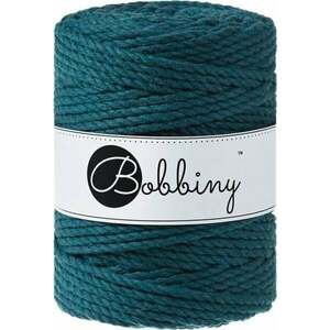 Bobbiny 3PLY Macrame Rope 5 mm 100 m Peacock Blue Șnur imagine