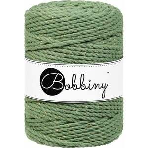 Bobbiny 3PLY Macrame Rope 5 mm 100 m Golden Eucalyptus Green Șnur imagine