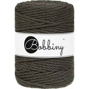 Bobbiny 3PLY Macrame Rope 5 mm 100 m Espresso Șnur imagine