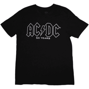 AC/DC Tricou Logo 2XL Negru imagine