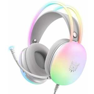 Onikuma X25 Full Illuminated RGB Wired Gaming Headset Gri-Multi căşti PC imagine