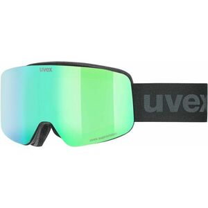 UVEX Pwdr FM Black Mat/Mirror Green Ochelari pentru schi imagine