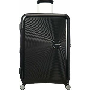 American Tourister Soundbox Spinner EXP 77/28 Large Check-in Bass Black 97/110 L Bagaj imagine