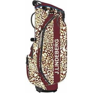 J.Lindeberg Play Stand Bag Print Sac de golf cu stativ Glitch Leo Lime imagine