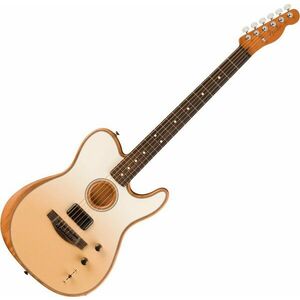 Fender FINNEAS Acoustasonic Player Telecaster RW Cappuccino Fade Chitară electro-acustică imagine