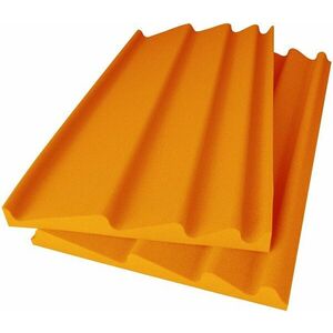 Mega Acoustic WAVE Panel AB 120x60 Orange Panou absorbant din spumă imagine