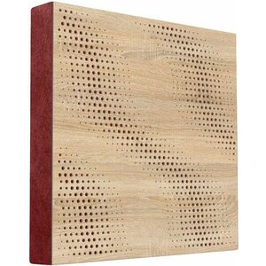 Mega Acoustic FiberPRO60 SineWave Sonoma Oak/Dark Red Panou absorbant din lemn imagine