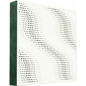 Mega Acoustic FiberPRO60 SineWave White/Green Panou absorbant din lemn imagine