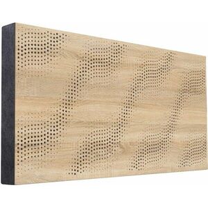 Mega Acoustic FiberPRO120 SineWave Sonoma Oak/Black Panou absorbant din lemn imagine