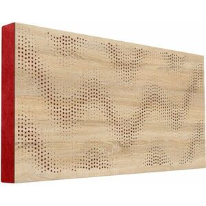 Mega Acoustic FiberPRO120 Sinus Sonoma Oak/Red Panou absorbant din lemn imagine