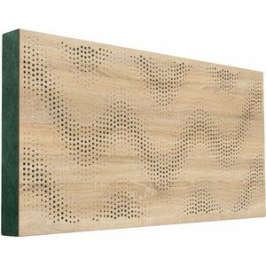 Mega Acoustic FiberPRO120 Sinus Sonoma Oak/Green Panou absorbant din lemn imagine