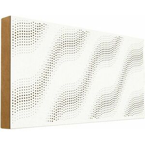 Mega Acoustic FiberPRO120 SineWave White/Light Brown Panou absorbant din lemn imagine