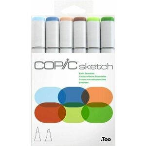 Copic Sketch Refill cerneală Earth Essentials 6 buc imagine