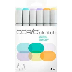 Copic Sketch Refill cerneală Pale Pastels 6 buc imagine