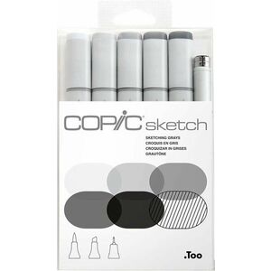 Copic Sketch Refill cerneală Sketching Grays 6 buc imagine