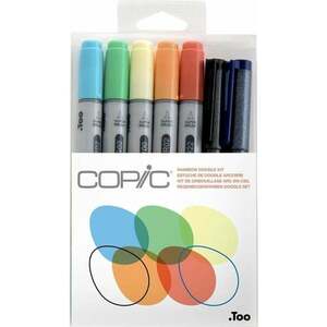 Copic Ciao Refill cerneală Rainbow Doodle Kit 7 buc imagine