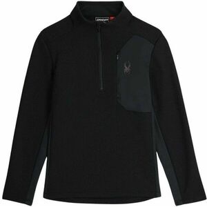 Spyder Mens Bandit 1/2 Zip Black S Pulover imagine