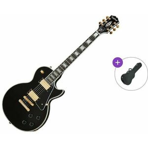 Epiphone Les Paul Custom SET Ebony Chitară electrică imagine