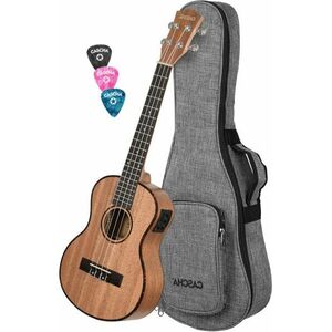 Cascha HH 2048EL Mahogany LH Set Ukulele tenor imagine