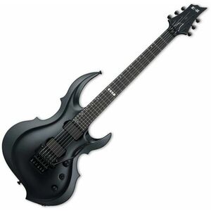 ESP ESP E-II FRX BLKS BLACK SATIN Chitară electrică imagine