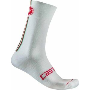 Castelli Racing Stripe 18 White S/M Șosete ciclism imagine