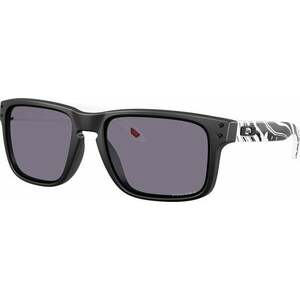 Oakley Holbrook 9102Z555 Matte Black/White/Prizm Grey Ochelari de stil de viață imagine