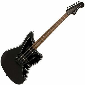 Fender Squier FSR Affinity Series Jazzmaster LRL Metalic Negru Chitară electrică imagine