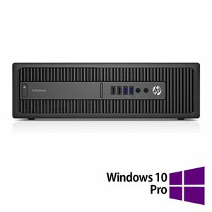 Calculator Refurbished HP EliteDesk 800 G2 SFF, Intel Core i5-6500 3.20GHz, 16GB DDR4, 256GB SSD + Windows 10 Pro imagine