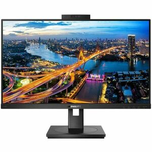 Monitor Second Hand WLED IPS Philips 242B1H 23.8" FHD 75Hz 4ms HDMI DisplayPort USB Webcam Pivot imagine