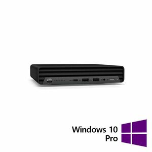 Calculator Refurbished HP ProDesk 400 G6 Mini, Intel Core i5-10500T 2.30 - 3.80GHz, 8GB DDR4, 256GB SSD + Windows 10 Pro imagine