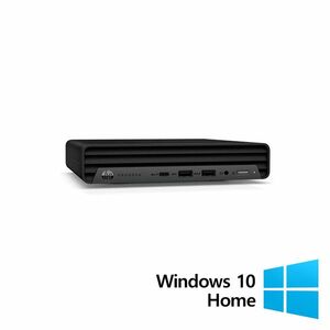 Calculator Refurbished HP ProDesk 400 G6 Mini, Intel Core i5-10500T 2.30 - 3.80GHz, 8GB DDR4, 256GB SSD + Windows 10 Home imagine