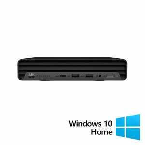 PC Refurbished HP ProDesk 600 G6 Mini 65W, Intel Core i5-10500 3.10 - 4.50GHz, 16GB DDR4, 512GB SSD, Wi-Fi + Windows 10 Home imagine