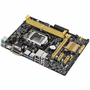 Placa de baza Asus H81M-A, Socket 1150, mATX, Shield, Cooler, Suporta CPU Gen 4 imagine